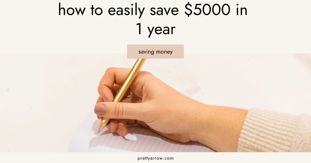 easily save 5000 in 1 year