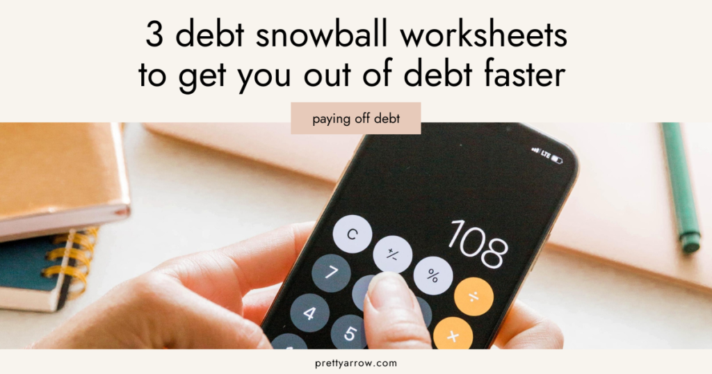 debt snowball worksheets